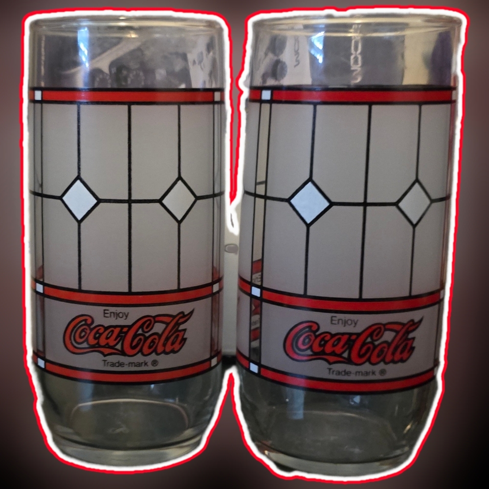 VINTAGE Coca-Cola Classic Glassware